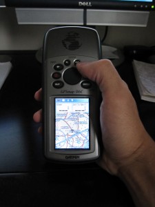 Garmin 96C In Hand